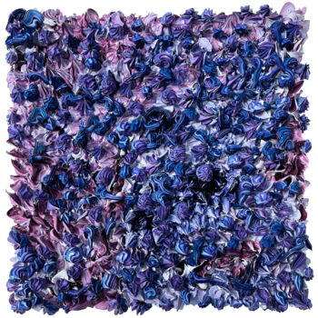 제목이 "Arc-en-ciel Violet…"인 미술작품 Christophe Sola로, 원작, 기름 나무 들것 프레임에 장착됨