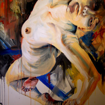 Картина под названием "Untitled" - Christophe Lambert, Подлинное произведение искусства, Акрил