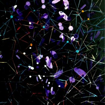 Painting titled "Neurons" by Christopher Walker, Original Artwork, Oil