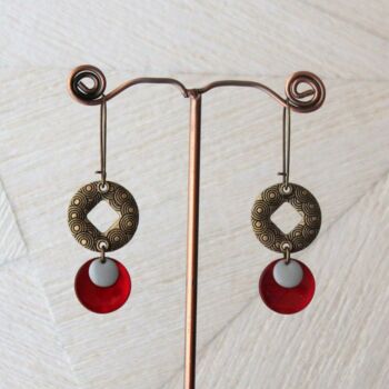 Design titled "Boucles d'oreilles…" by Christy, Original Artwork, Earrings