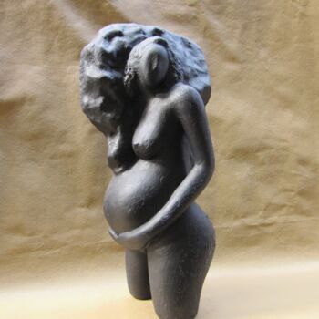 Escultura titulada "Sculpture The Gesta…" por Cister Silva, Obra de arte original, Hormigón celular