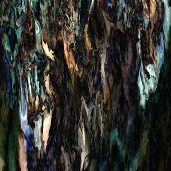 Digital Arts titled "stalactites" by Cj Perin, Original Artwork, Digital Painting