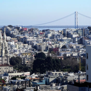 Fotografia intitolato "San Francisco citys…" da Angie Black, Opera d'arte originale, Fotografia digitale