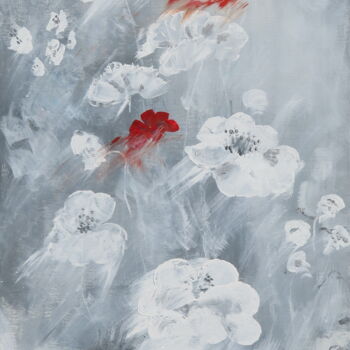 Pintura titulada "Souffle de fleurs" por Claire Morand, Obra de arte original, Acrílico