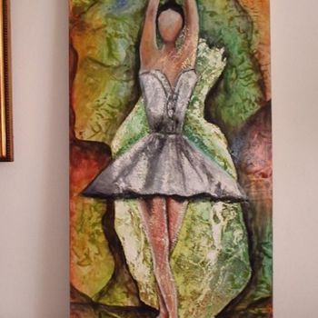 Painting titled "Dança" by Clarinda Mello, Original Artwork