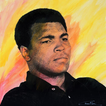 Photographie intitulée "Muhammad Ali Waterc…" par Claude Charlier, Œuvre d'art originale, Photographie argentique