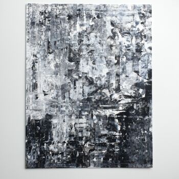 Картина под названием "Black and white 10" - Claude Goasguen, Подлинное произведение искусства, Акрил