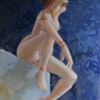 Painting titled "L'Aurore sur le mur…" by Claude Hardenne, Original Artwork