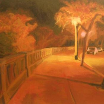 Painting titled "Costanera Hot" by Claudio Quiroga, Original Artwork