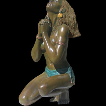 Sculpture titled "Amazonia" by Clerc-Renaud, Original Artwork, Bronze