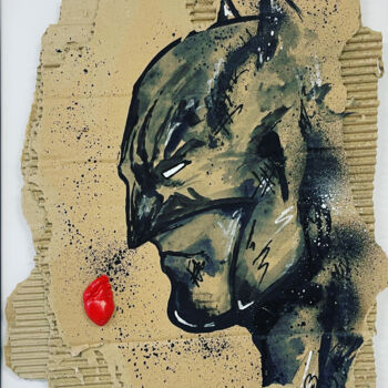 Schilderij getiteld "Batman" door Cobo, Origineel Kunstwerk, Acryl