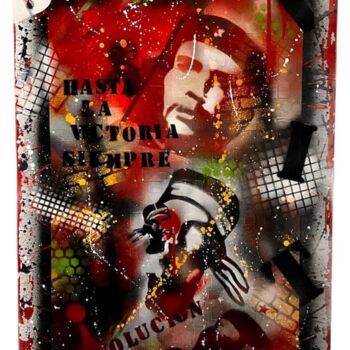 Pintura titulada "Revoluciòn" por Corine Grumo, Obra de arte original, Acrílico Montado en Bastidor de camilla de madera