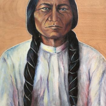 绘画 标题为“Sitting bull” 由Constance Schroeder, 原创艺术品, 丙烯