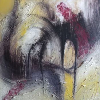 Peinture intitulée "Vers l'unicité" par Coralie Giboz, Œuvre d'art originale, Acrylique