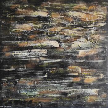 Ζωγραφική με τίτλο "Ouragan" από Corinne Mure-Ravaud, Αυθεντικά έργα τέχνης, Ακρυλικό