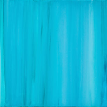 Painting titled "Field of blue - Cha…" by Cornelia Petrea, Original Artwork, Acrylic Mounted on Wood Stretcher frame