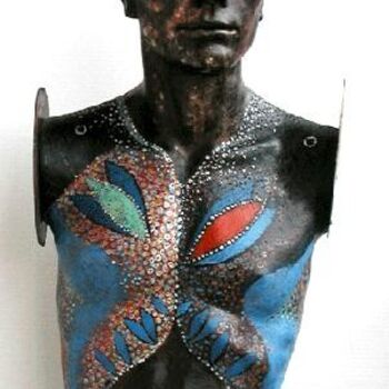 Sculpture titled "Edipo Re" by Costantino Canonico, Original Artwork