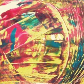 Peinture intitulée "Technicolor" par Coyote Shah, Œuvre d'art originale, Acrylique