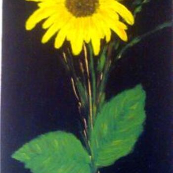 Pintura titulada "Tournesol" por Crealys, Obra de arte original, Oleo