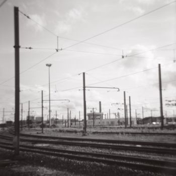 Photography titled "Quai de gare 2" by Solenne Roy, Original Artwork