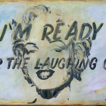 Painting titled "Laughing Gas" by Corbyn Rhodes, Original Artwork, Acrylic Mounted on Wood Stretcher frame