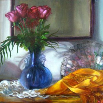 Painting titled "Otra mañana de vera…" by Cristina Del Rosso, Original Artwork, Oil