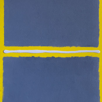 Pintura titulada "Follow the Yellow W…" por Cyril Walker, Obra de arte original, Acrílico