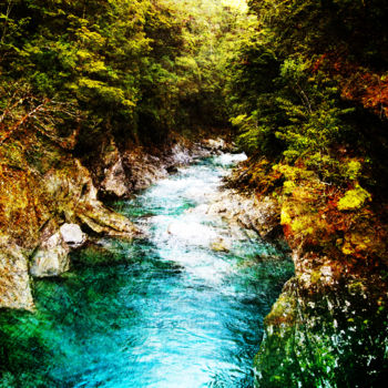 Digital Arts titled "BLUE RIVER" by Cyzz0r, Original Artwork