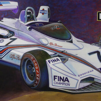 Pintura intitulada "ALFA ROMEO Brabham…" por D-Marko-O, Obras de arte originais, Acrílico