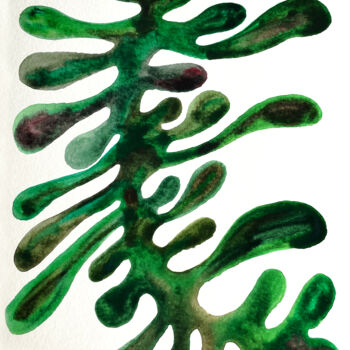「Alien Spine 3」というタイトルの絵画 Kim Dahyunによって, オリジナルのアートワーク, 水彩画
