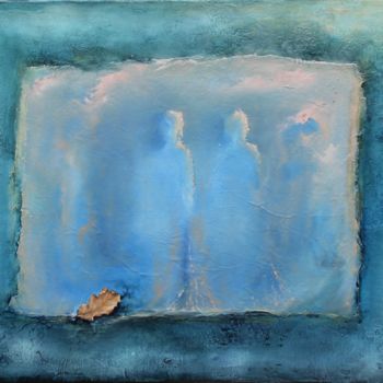 Malerei mit dem Titel ""Silhouettes" .jpg" von Daniel Jacquinot, Original-Kunstwerk, Öl