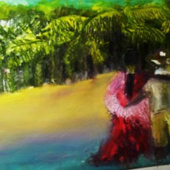 Painting titled "Mauritius Walk on t…" by Daniel Quinlan, Original Artwork