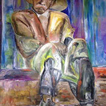 Painting titled ""CHIBANI" (The old…" by Danygil, Original Artwork, Oil