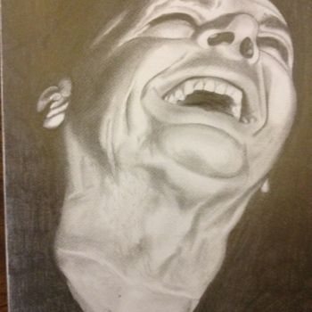Dibujo titulada ""FOU-RIRE" - "LAUGH…" por Danygil, Obra de arte original, Lápiz