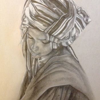Drawing titled ""ABANDONNE"" by Danygil, Original Artwork, Silverpoint