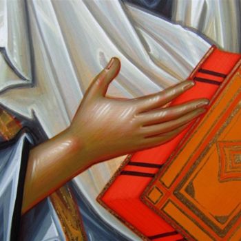 Peinture intitulée "Sf_._Apostol_Timote…" par Daniel Neculae, Œuvre d'art originale