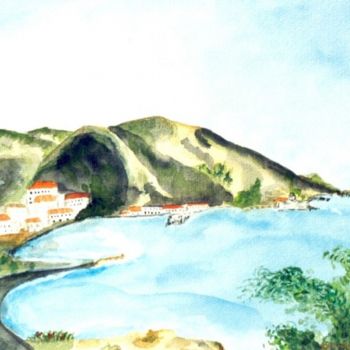 Peinture intitulée "PHILIPPEVILLE stora" par Dany Champeme, Œuvre d'art originale, Aquarelle