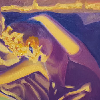 Pintura titulada "Iris" por David Benayoun, Obra de arte original, Oleo