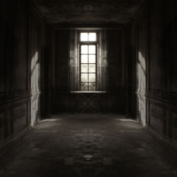 Photographie intitulée "Hallway" par David Jackdaw, Œuvre d'art originale, Photographie numérique
