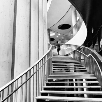 Fotografia zatytułowany „stairs” autorstwa David Page, Oryginalna praca, Fotografia cyfrowa