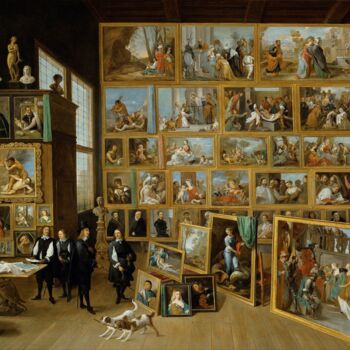 绘画 标题为“L'Archiduc Léopold-…” 由David Teniers, 原创艺术品, 油