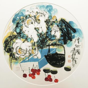 Pittura intitolato "Tribute of quality…" da Dayou Lu, Opera d'arte originale, pigmenti