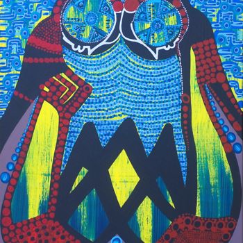 Рисунок под названием "Mirit Ben-Nun woman…" - Mirit Ben-Nun, Подлинное произведение искусства, Другой