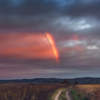 Photography titled "Evening rainbow" by Dejan Travica, Original Artwork, Digital Photography