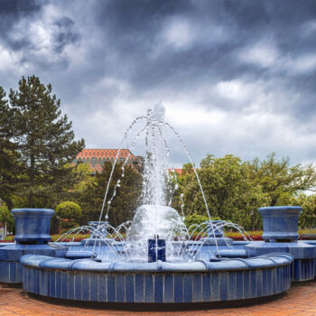 "Blue fountain" başlıklı Fotoğraf Dejan Travica tarafından, Orijinal sanat, Dijital Fotoğrafçılık