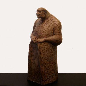 Sculpture titled "Nonnino" by Juan Del Balso, Original Artwork, Resin