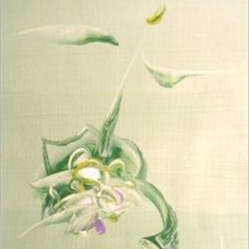 Картина под названием "Springy 11" - Delphine Bernard, Подлинное произведение искусства