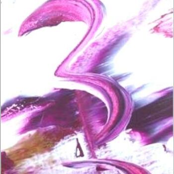 Painting titled "Orchid 03" by Delphine Bernard, Original Artwork