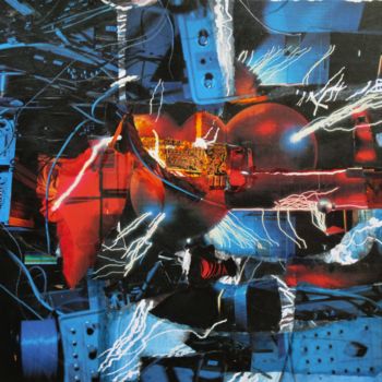 Collages titulada "R-325-Energie- foud…" por Patrick Demelenne, Obra de arte original, Collages
