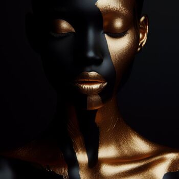 Digital Arts titled "African-american wo…" by Denis Agati, Original Artwork, AI generated image